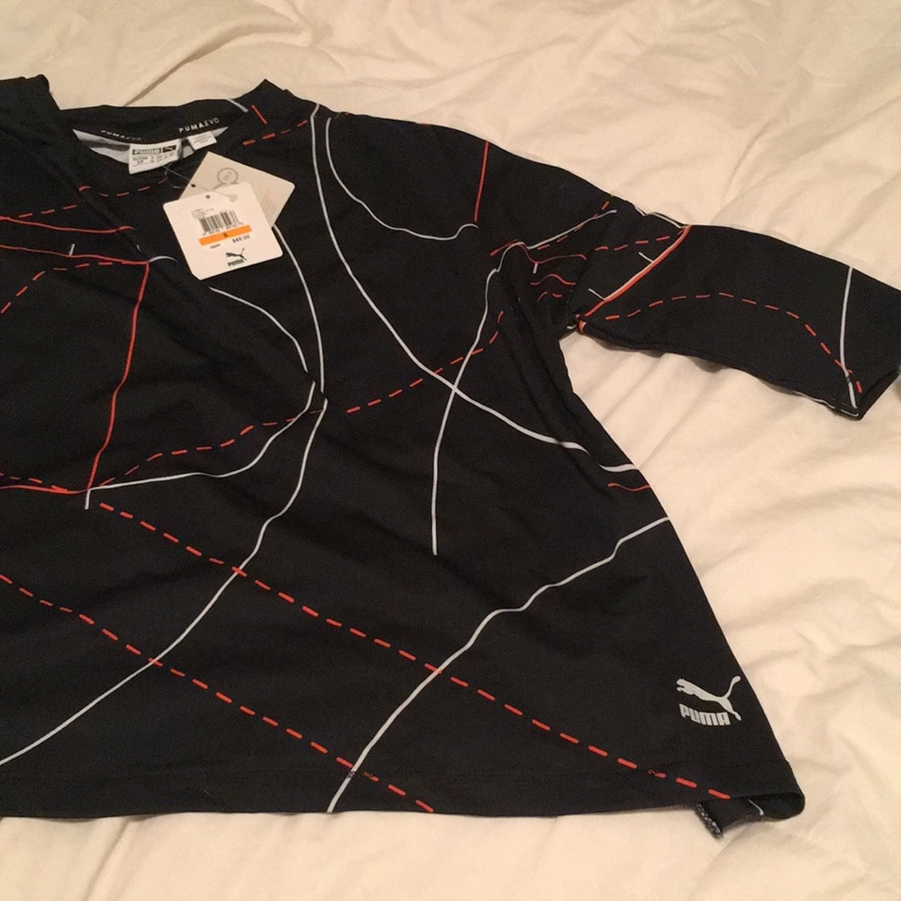 Black Puma Evo Drapy LS Top